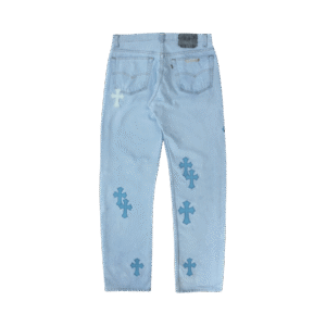 Chrome Hearts Drake Levi's Cross Patch Denim Blue