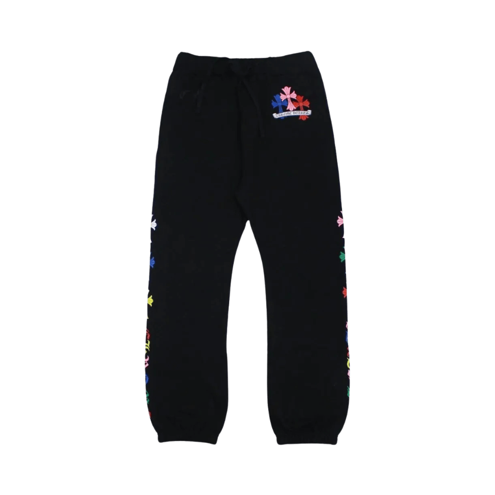 Chrome Hearts Multicolor Cross Sweatpants Black