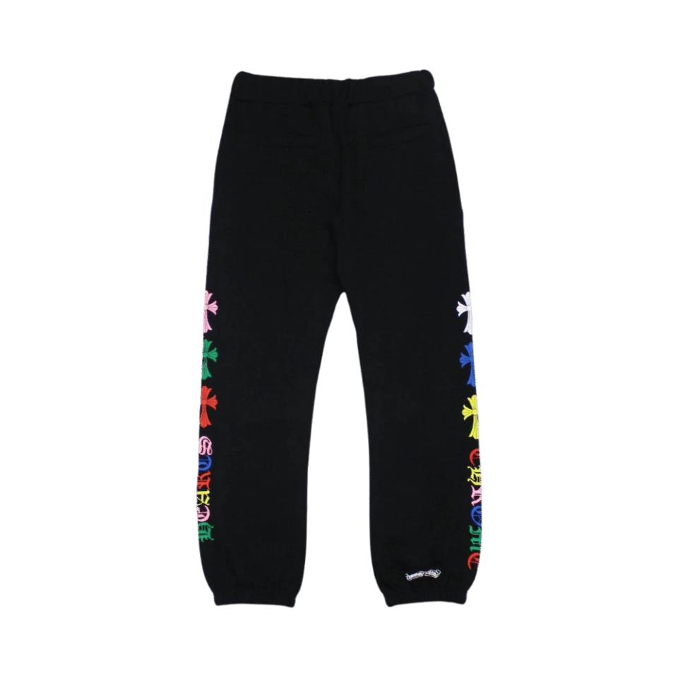 Chrome Hearts Multicolor Cross Sweatpants Black