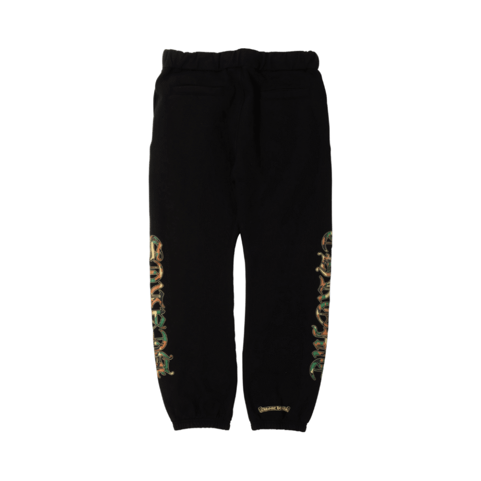 Chrome Hearts Camo Triple Cross Sweatpants Black