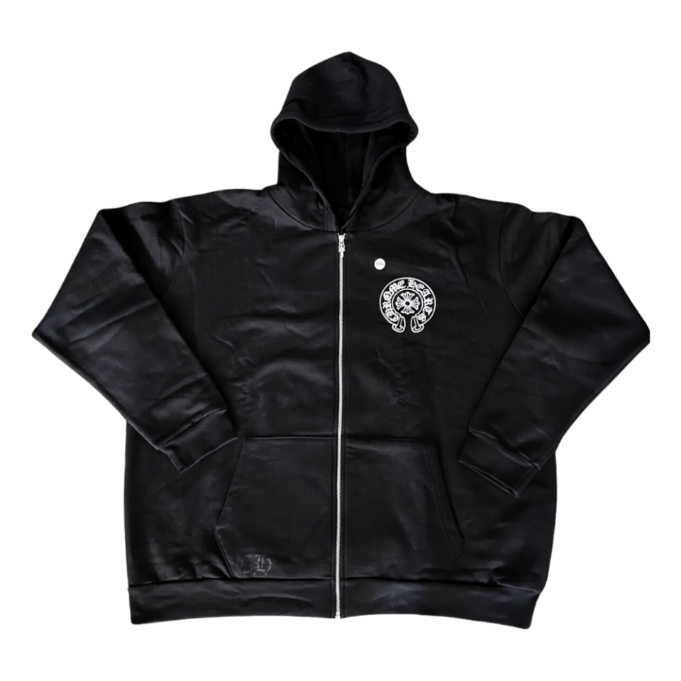 Chrome Hearts Las Vegas Exclusive Zip Up Hoodie Black