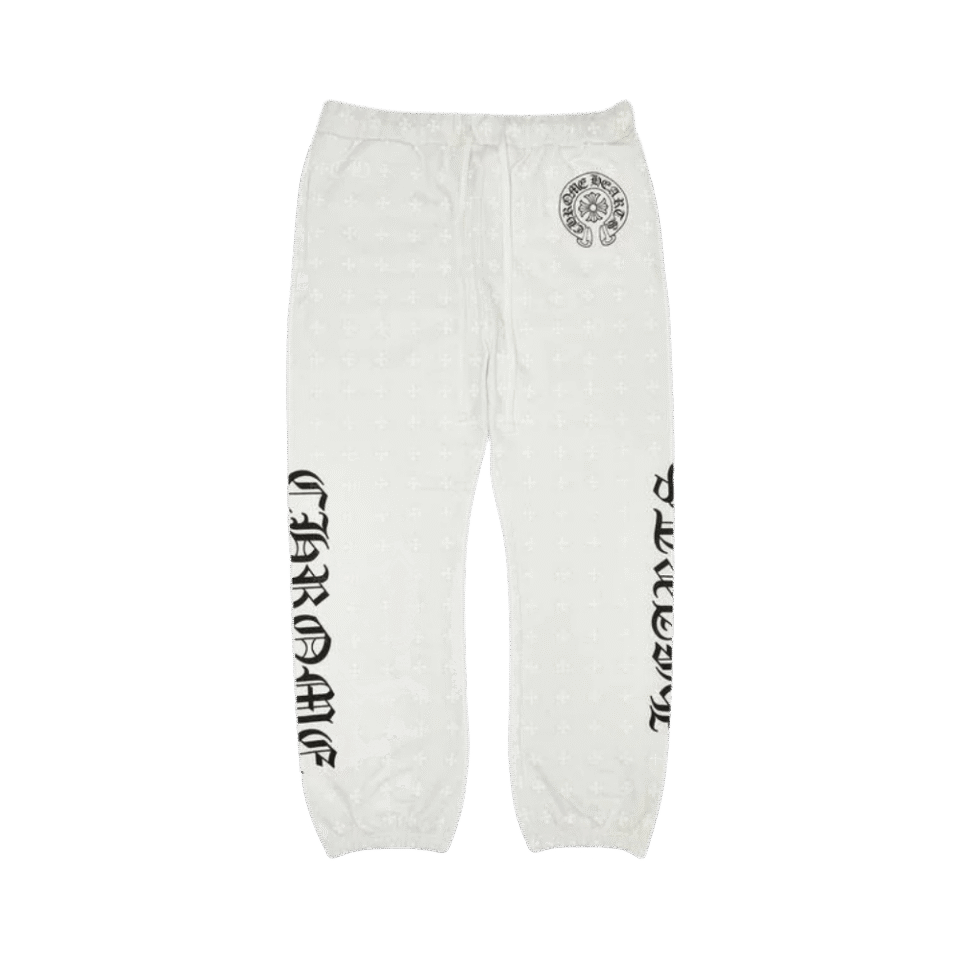 Chrome Hearts Monogram Sweatpants White