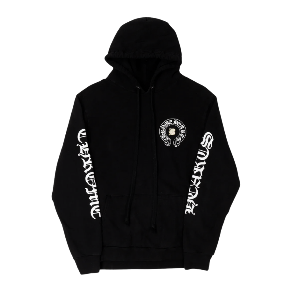 Chrome Hearts Bella hadid horseshoe hoodie Black