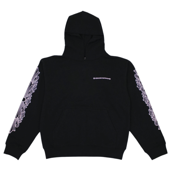 Chrome Hearts Matty Boy Shoulder Logo Hoodie Black/Pink