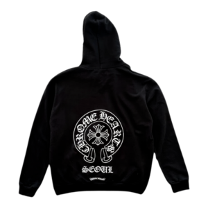 Chrome Hearts Horseshoe Seoul Hoodie Black