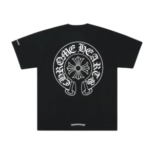 Chrome Hearts Horseshoe Pocket Logo T Shirt Black