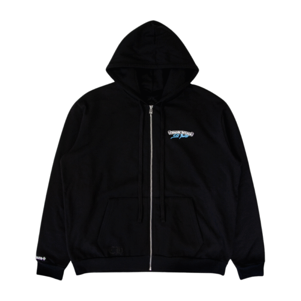 Chrome Hearts St Barth exclusive Zip Up Hoodie Black