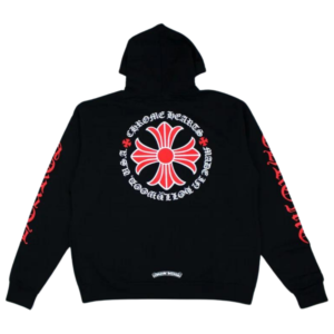 Chrome Hearts Made In Hollywood Plus Cross Zip Up Hoodie