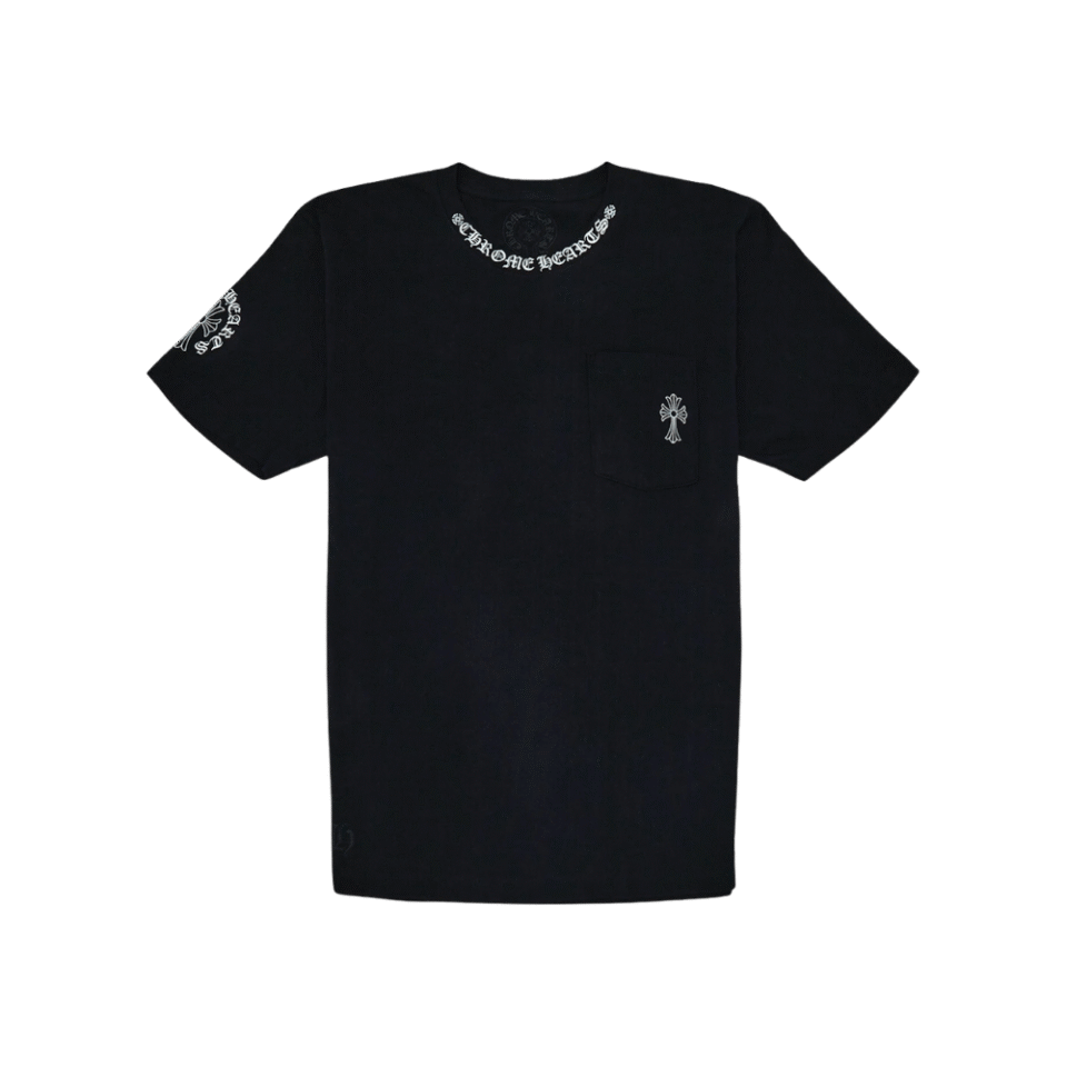 Chrome Hearts Neck Logo T-shirt Black