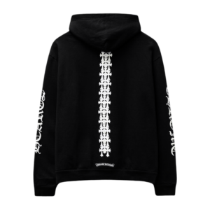 Chrome Hearts Spine Cross Hoodie Black