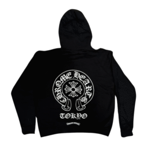Chrome Hearts Tokyo Exclusive Zip Horseshoe Hoodie Black