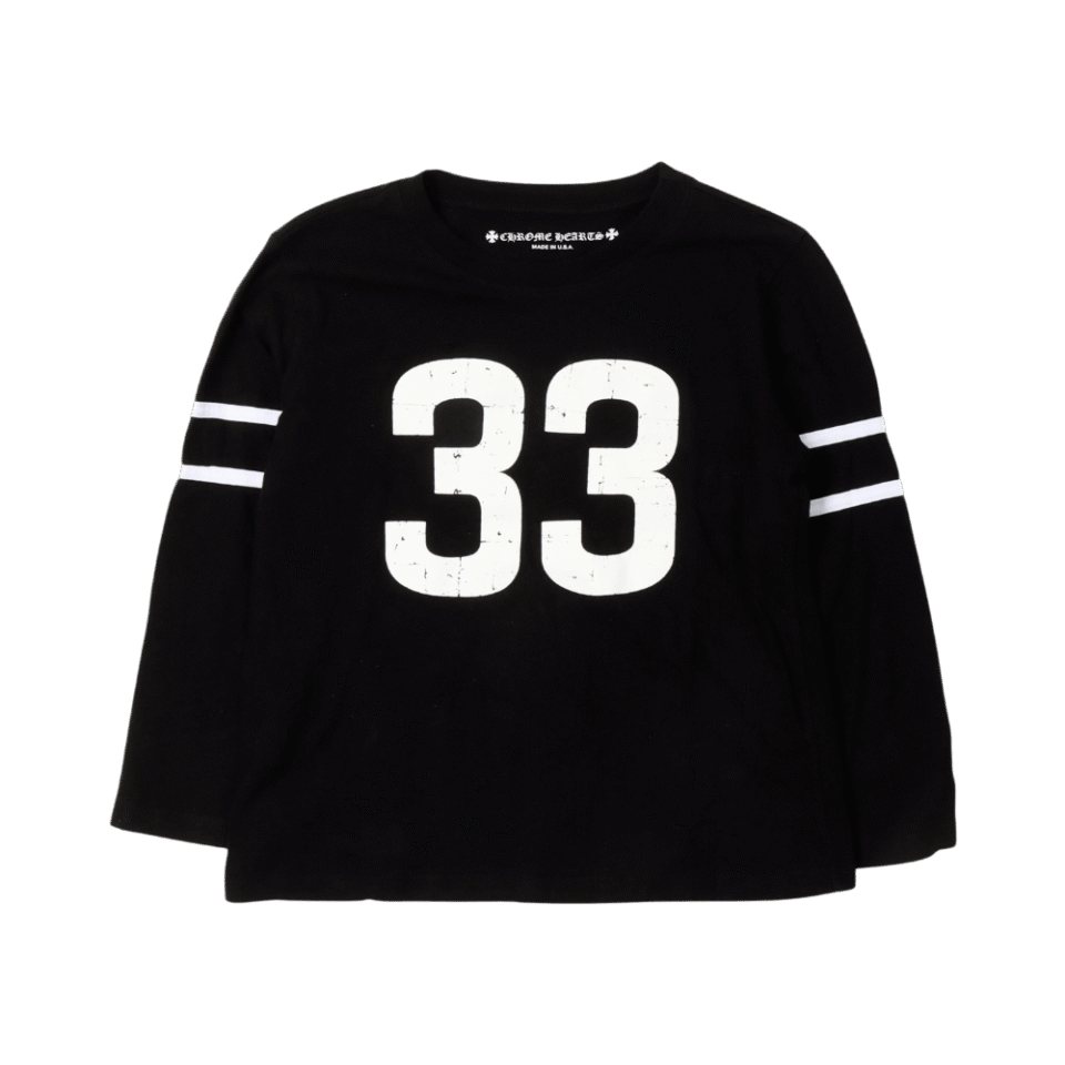 Chrome Hearts '33' Long-Sleeve Black Shirt