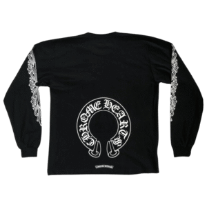 Chrome Hearts Horse Shoe L-S T-Shirt Black - B
