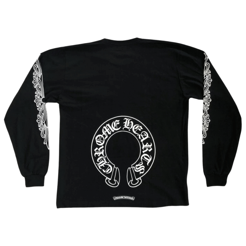 Chrome Hearts Horse Shoe L/S T-Shirt Black