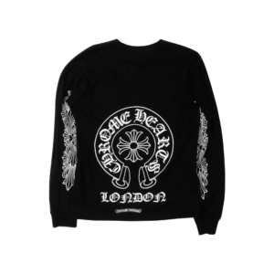 Chrome Hearts London Exclusive Horseshoe L-S T-Shirt Black - B