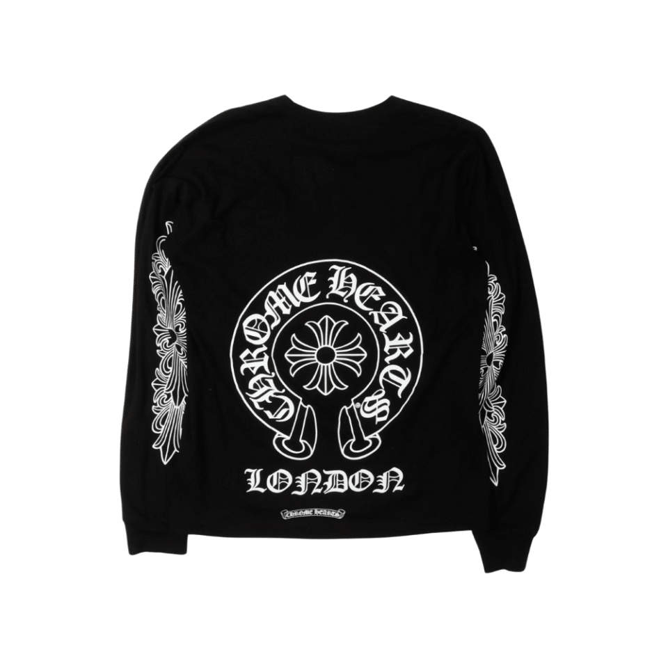 Chrome Hearts London Exclusive Horseshoe L/S T-Shirt Black
