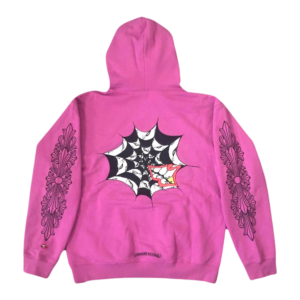 Chrome Hearts Matty Boy Spider Web Hoodie Purple - B