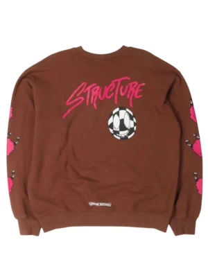 Chrome Hearts Matty Boy Structure Crewneck Brown Sweatshirt - B