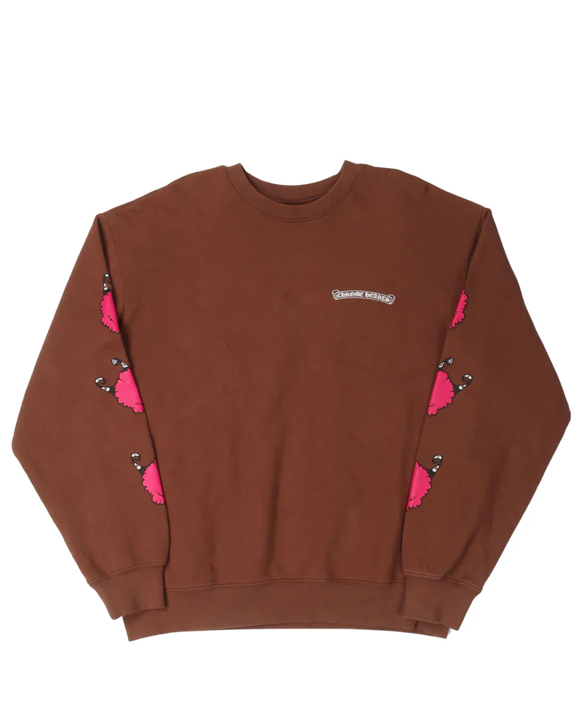 Chrome Hearts Matty Boy Structure Crewneck Brown Sweatshirt - F