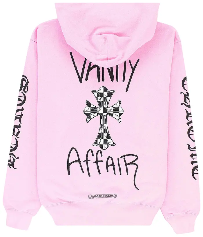 Chrome Hearts Matty Boy Vanity Affair Hoodie Pink