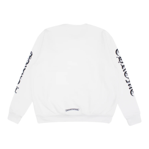 Chrome Hearts Neck Letters Sweatshirt White - B