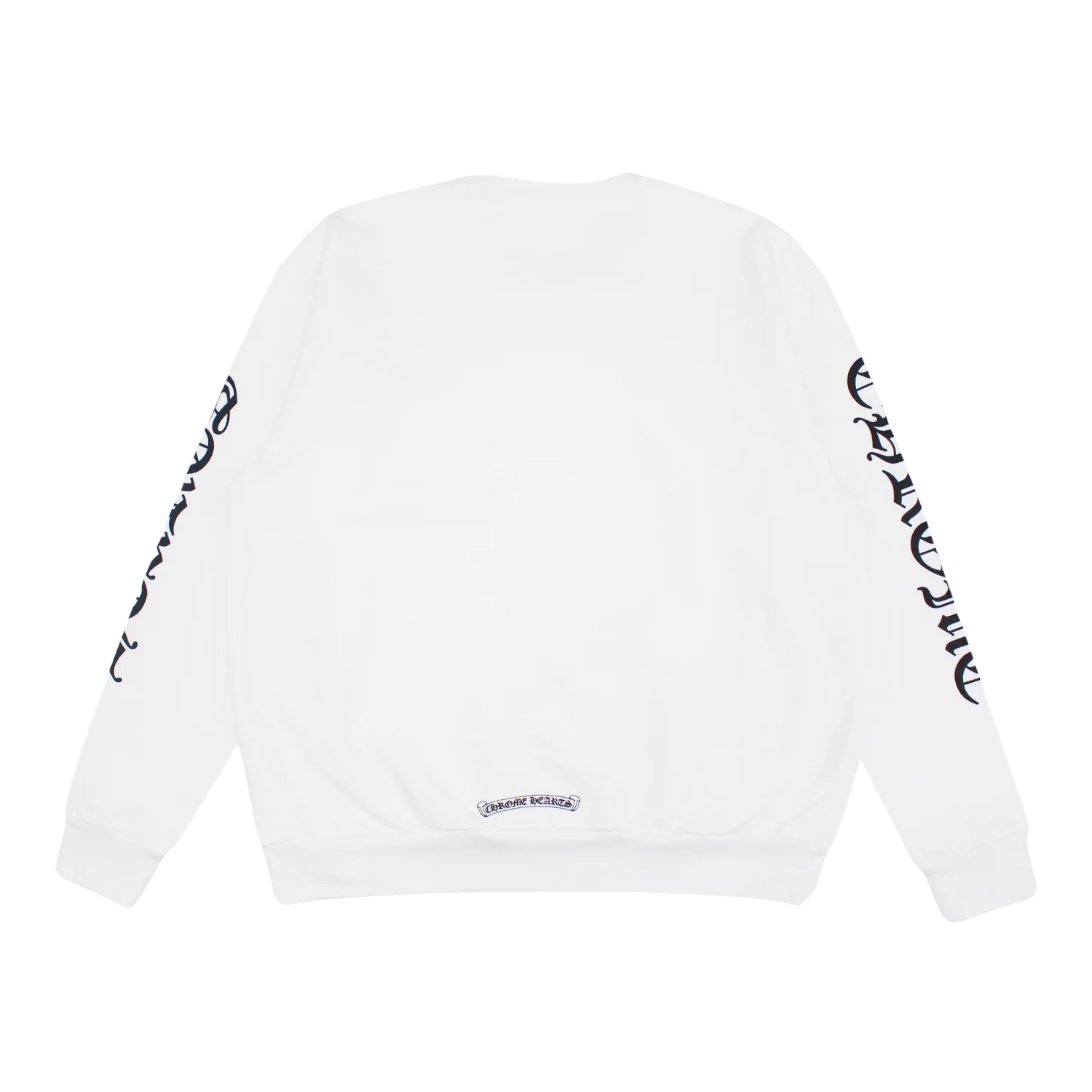 Chrome Hearts Neck Letters Sweatshirt White - B