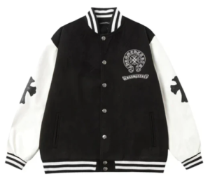 Chrome Hearts New Varsity Jacket Black & White - F