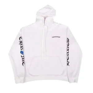 Chrome Hearts Rolling Stones Hoodie White/Blue