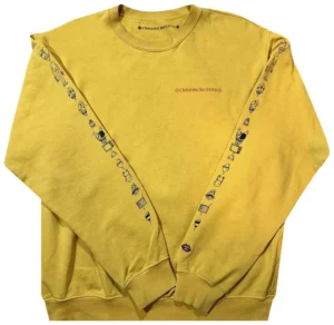Chrome Hearts x Matty Boy Call Me Sweatshirt ‘Yellow’ - F