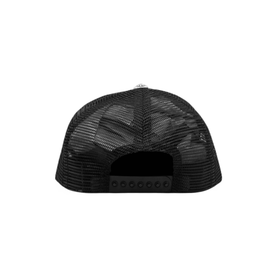 Chrome Hearts CH Hollywood Trucker Hat Black