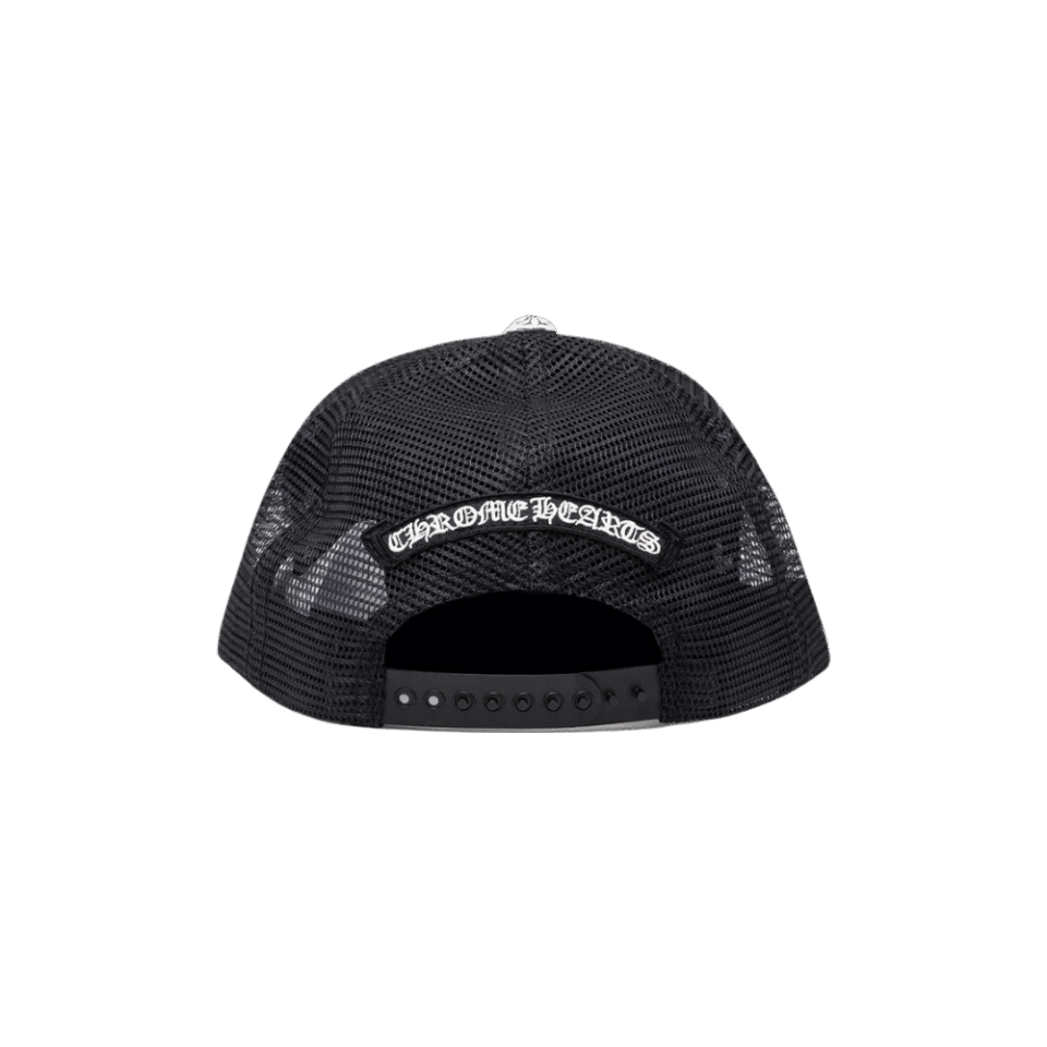 Chrome Hearts Chomper Hollywood Trucker Hat Black
