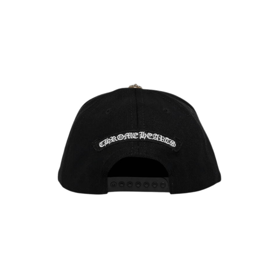 Chrome Hearts Horseshoe Denim Baseball Hat Black