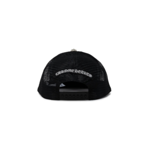 Chrome Hearts Arc Cross Patch Trucker Cap Black