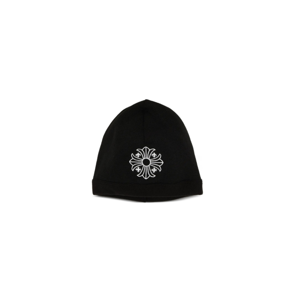 Chrome Hearts Cross Motif Beanie Black