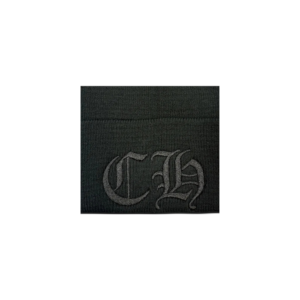 Chrome Hearts Embroidered Logo Beanie Hat Black