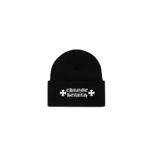 Chrome Hearts Logo Embroidered Beanie Black