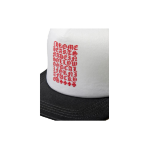 Chrome Hearts Eyechart Trucker Hat White/Black