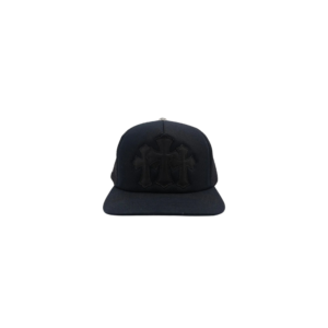 Chrome Hearts Cross Patch Baseball Hat Black