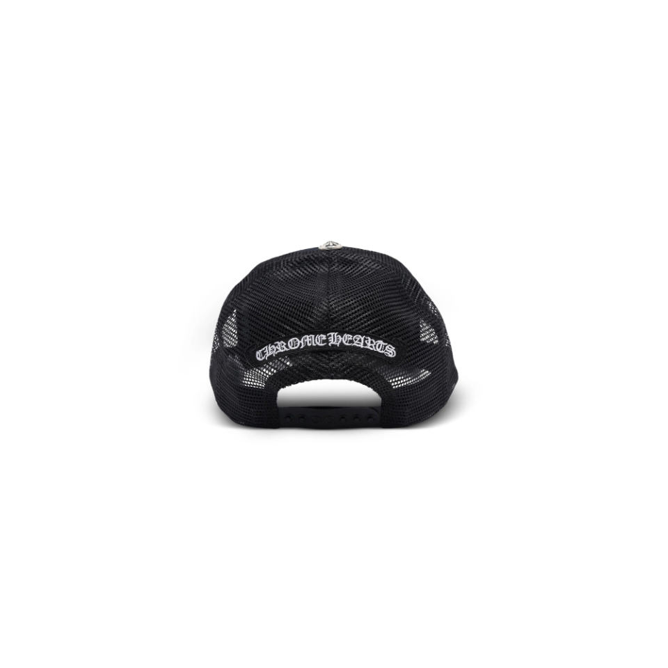 Chrome Hearts Cross Patch Baseball Hat Black
